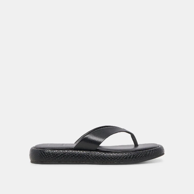 Shop Now And Enjoy Exclusive Savings ADIN SANDALS BLACK LEATHER