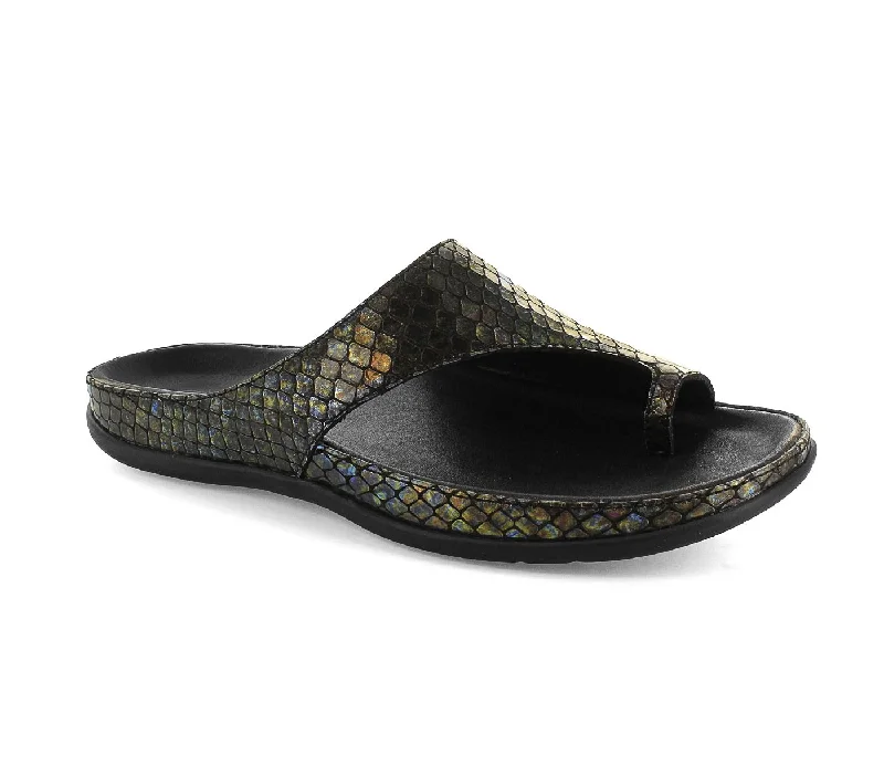 Fantastic Savings Capri II Sandal in Black Snake CLOSEOUTS