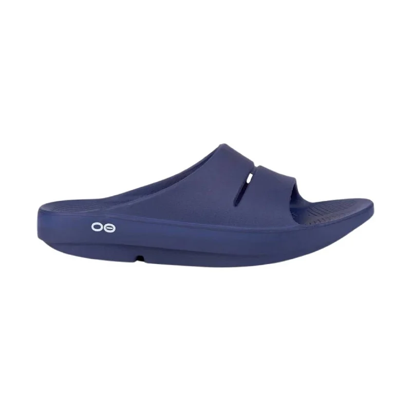 Act Fast OOfos OOahh Slide - Navy Blue