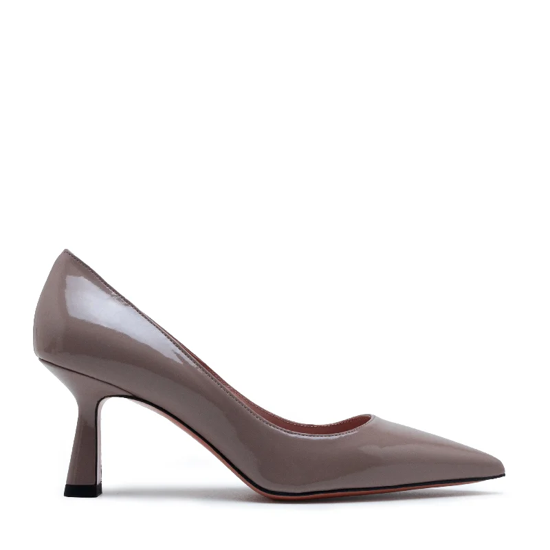 Patent Leather Taupe